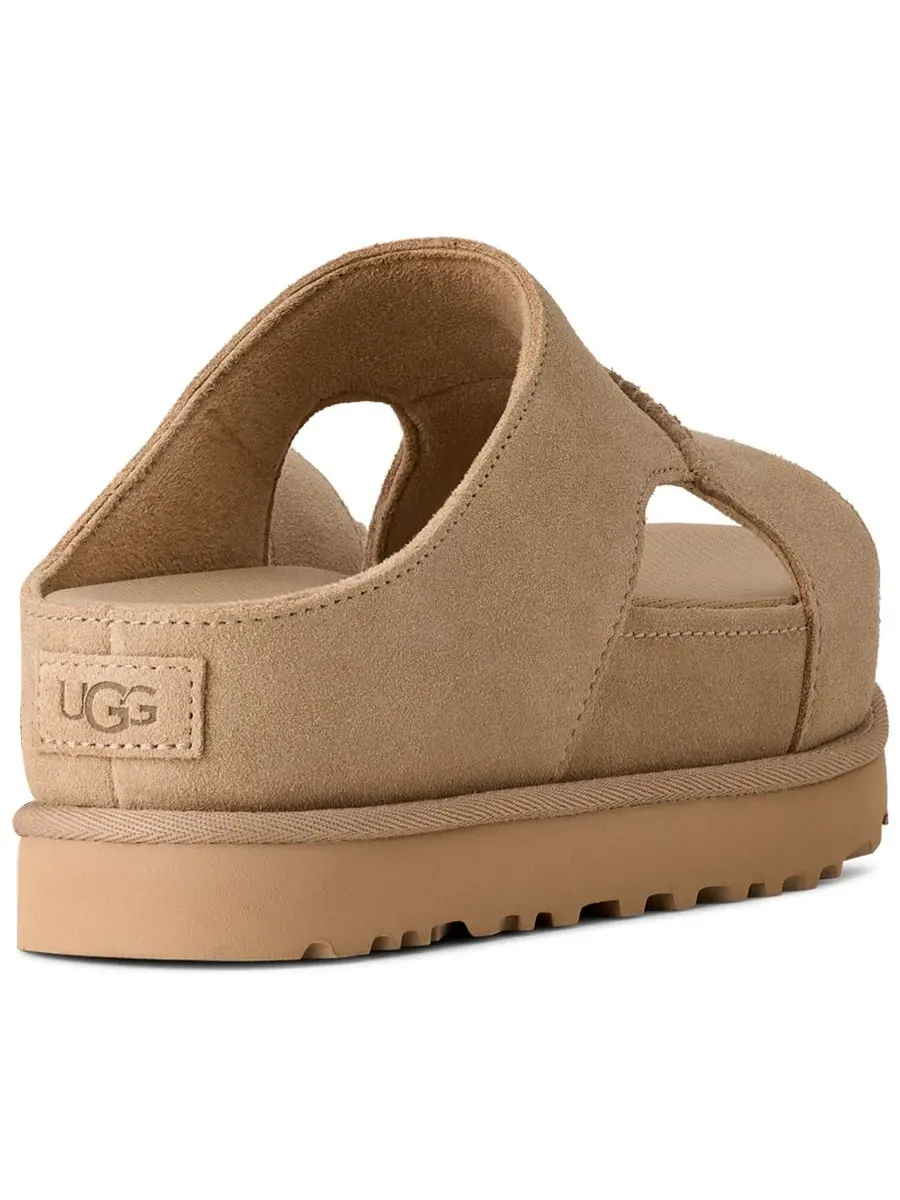 UGG Женские сандалии Goldenstar с высоким вырезом и открытым носком — изображение 3 из 8, бежевый