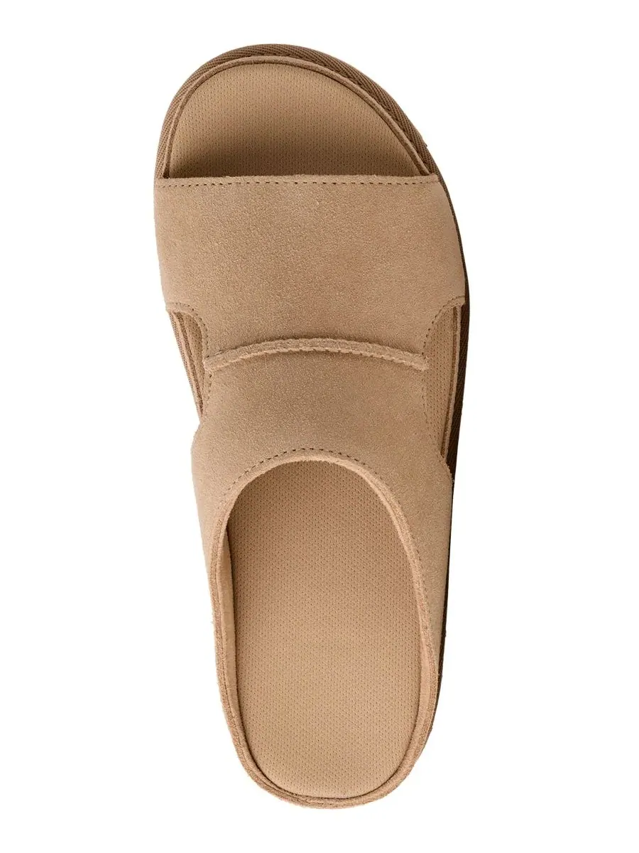 UGG Женские сандалии Goldenstar с высоким вырезом и открытым носком — изображение 4 из 8, бежевый