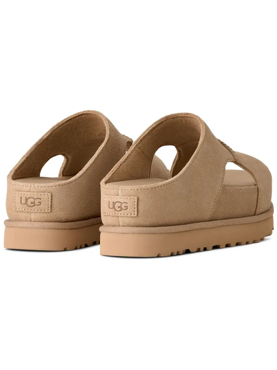 UGG Женские сандалии Goldenstar с высоким вырезом и открытым носком — изображение 7 из 8, бежевый
