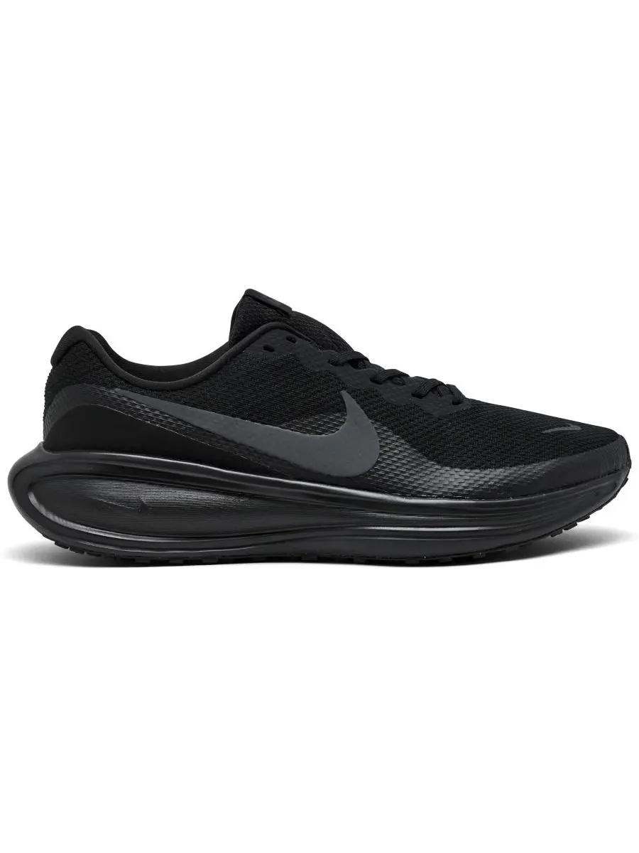 Мужские беговые кроссовки Revolution 8 Wide Width от Finish Line Nike — изображение 3 из 6, черный