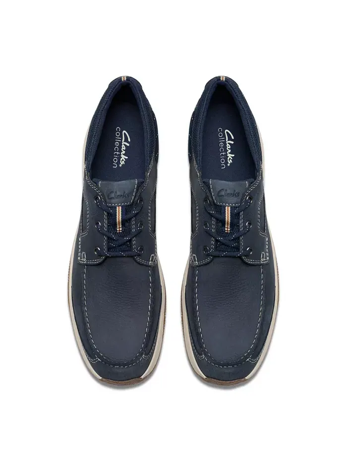Ботинки мужские Clarks Sailview, с кружевной отделкой — изображение 13 из 21, темно-синий