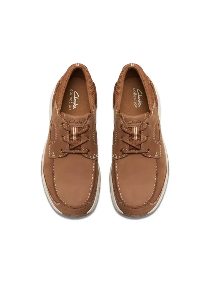 Ботинки мужские Clarks Sailview, с кружевной отделкой — изображение 14 из 21, темно-синий