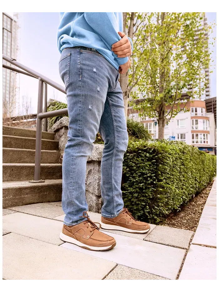 Ботинки мужские Clarks Sailview, с кружевной отделкой — изображение 18 из 21, темно-синий