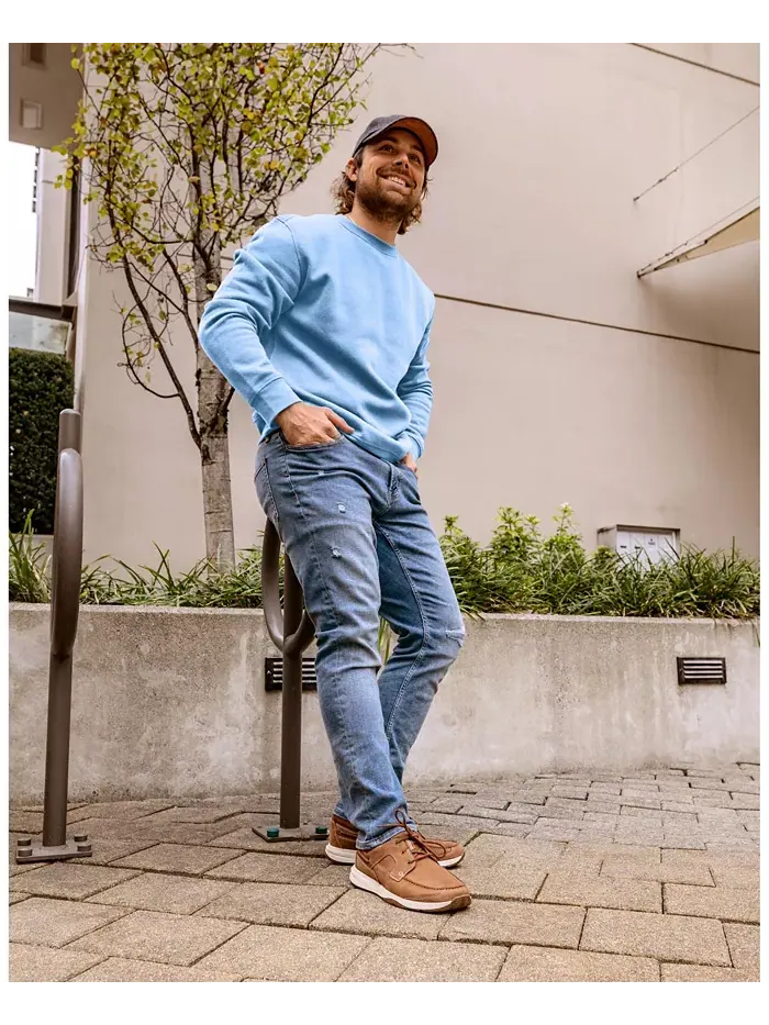 Ботинки мужские Clarks Sailview, с кружевной отделкой — изображение 19 из 21, темно-синий