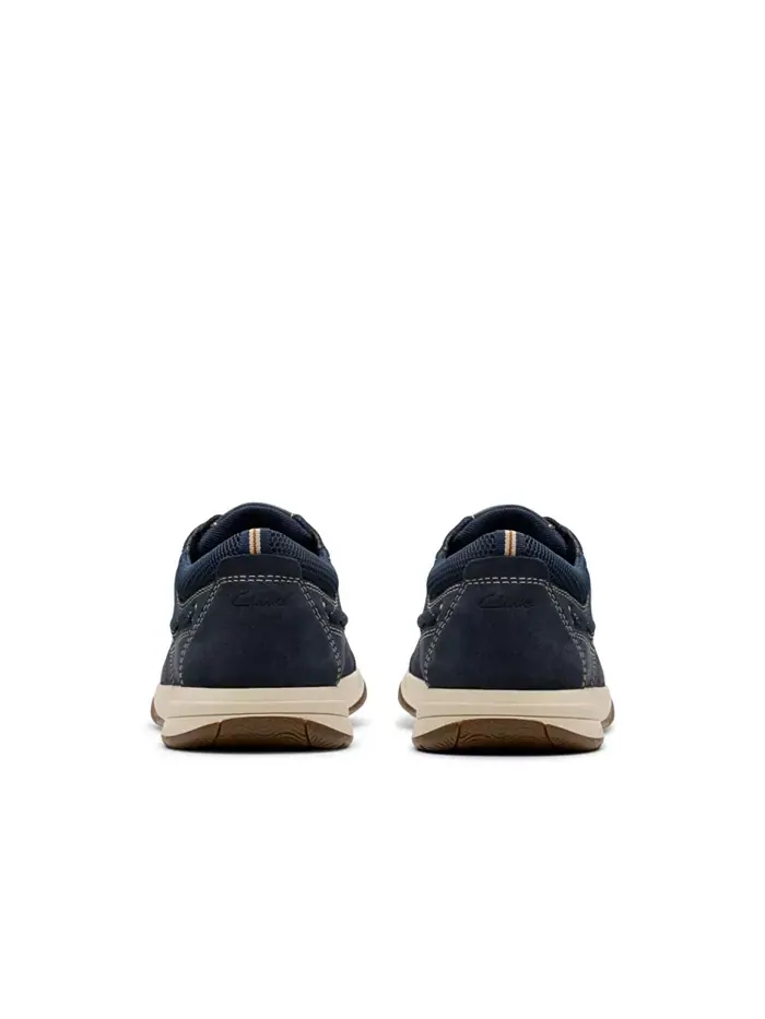 Ботинки мужские Clarks Sailview, с кружевной отделкой — изображение 3 из 21, темно-синий