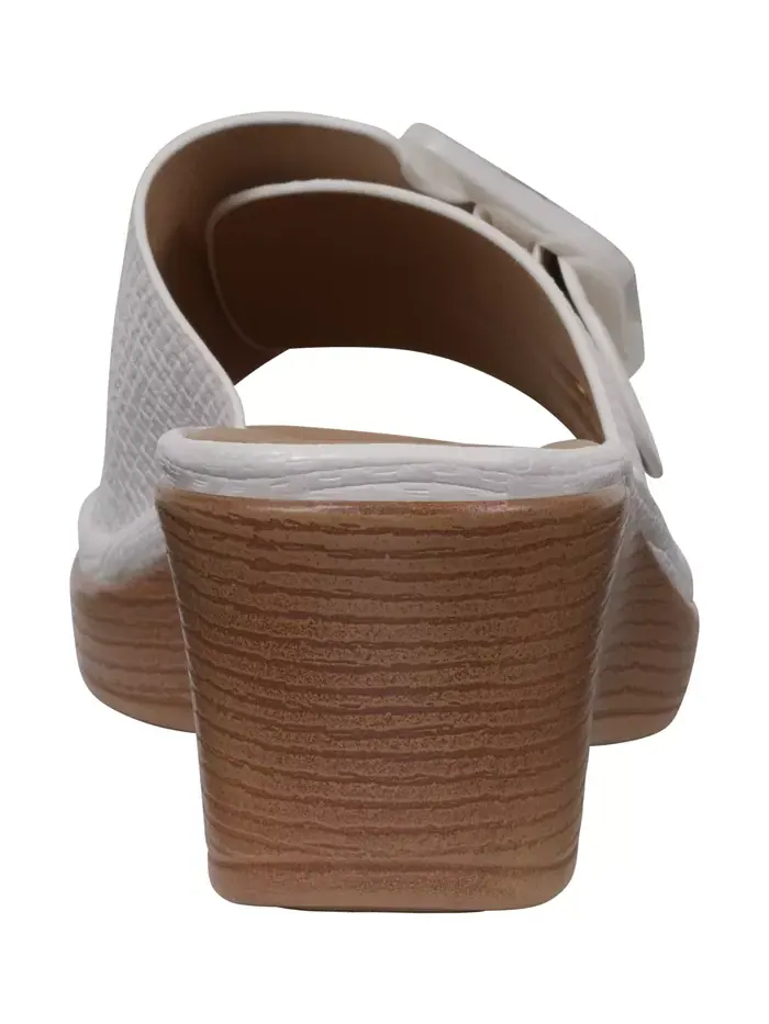 Женские босоножки Teri на платформе с пряжкой GC Shoes — изображение 3 из 5, белый