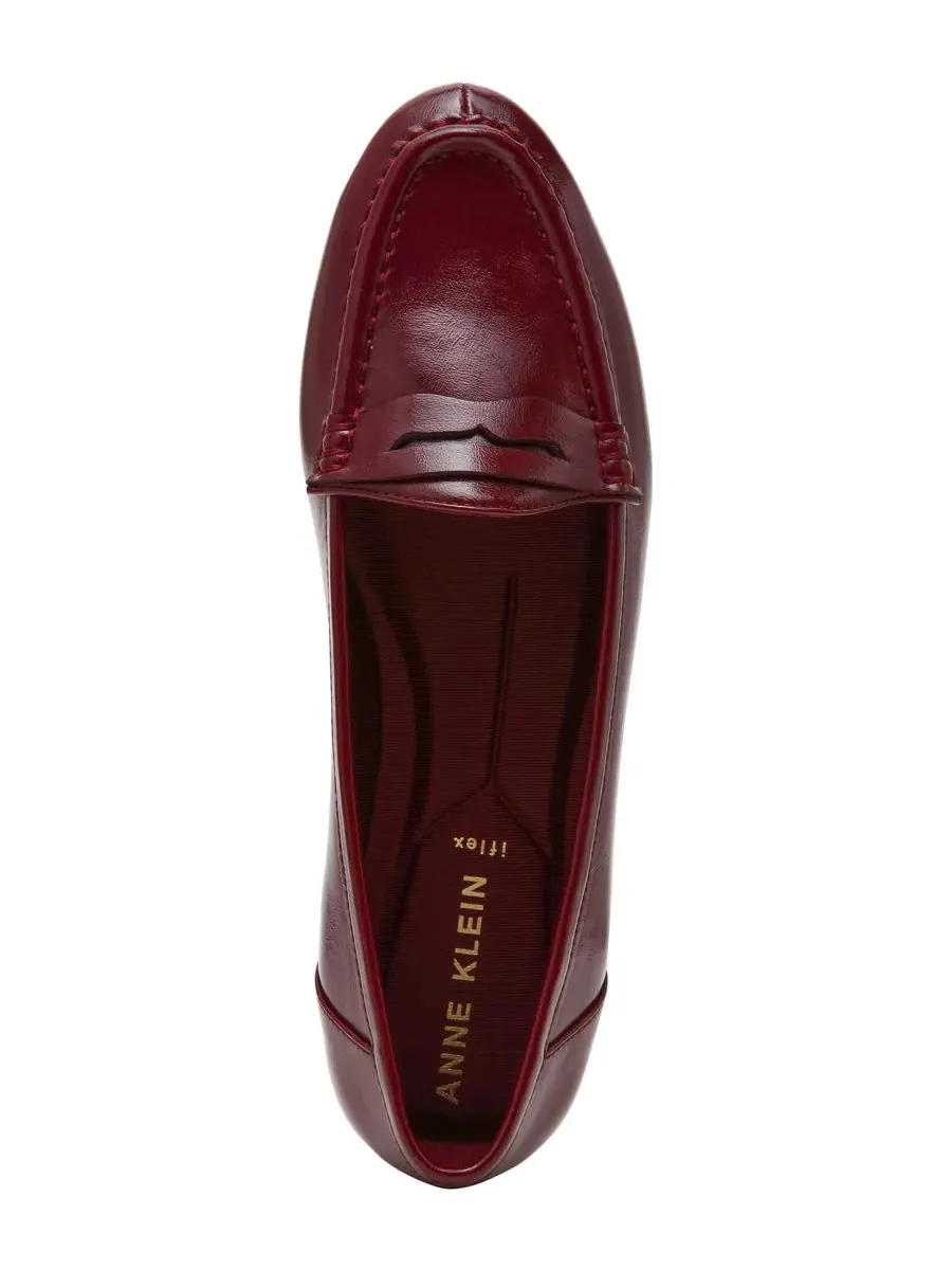 Лоферы Carson Slip-On с острым носком Anne Klein, Bordeaux Crinkle — изображение 5 из 8