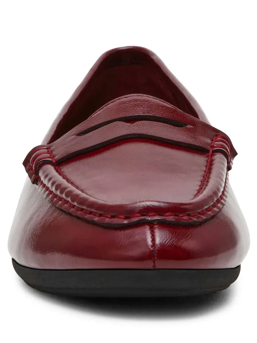 Лоферы Carson Slip-On с острым носком Anne Klein, Bordeaux Crinkle — изображение 7 из 8