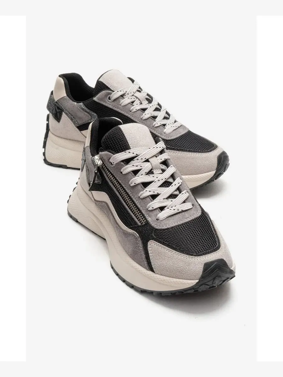 Кроссовки женские с молнией и шнуровкой Rocca Zip Prologue Shoes — изображение 2 из 6, черный