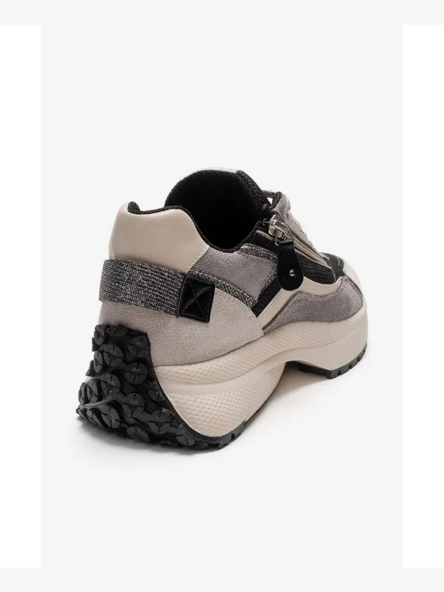 Кроссовки женские с молнией и шнуровкой Rocca Zip Prologue Shoes — изображение 5 из 6, черный