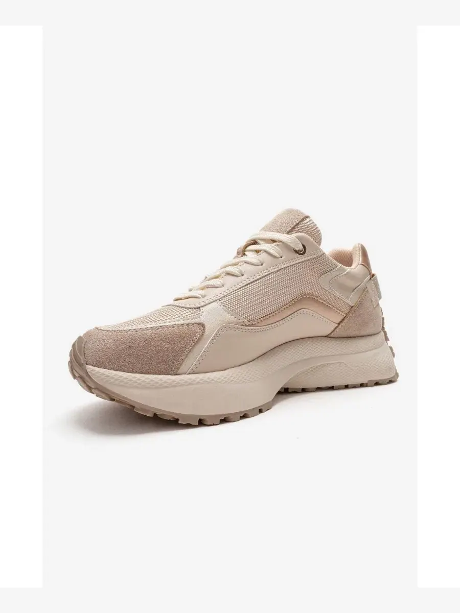 Кроссовки женские с замком и шнуровкой Rocca Zip Prologue Shoes — изображение 6 из 6, бежевый розовый