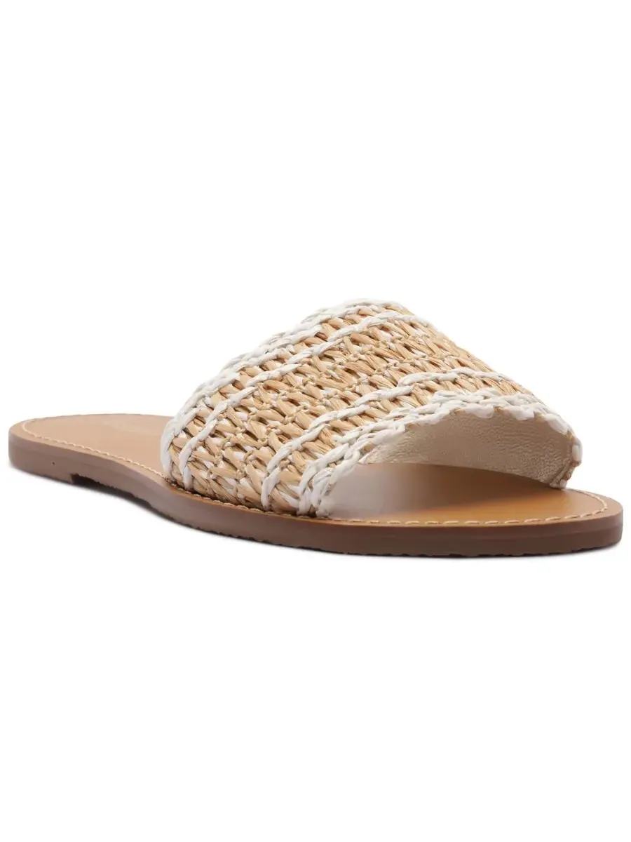 Женские сандалии Liz Flat Arezzo — изображение 1 из 7, натуральный коричневый
