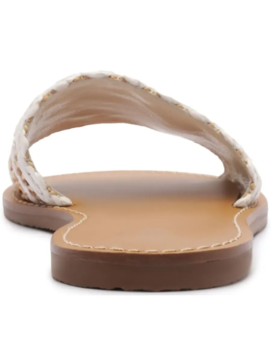 Женские сандалии Liz Flat Arezzo — изображение 3 из 7, натуральный коричневый