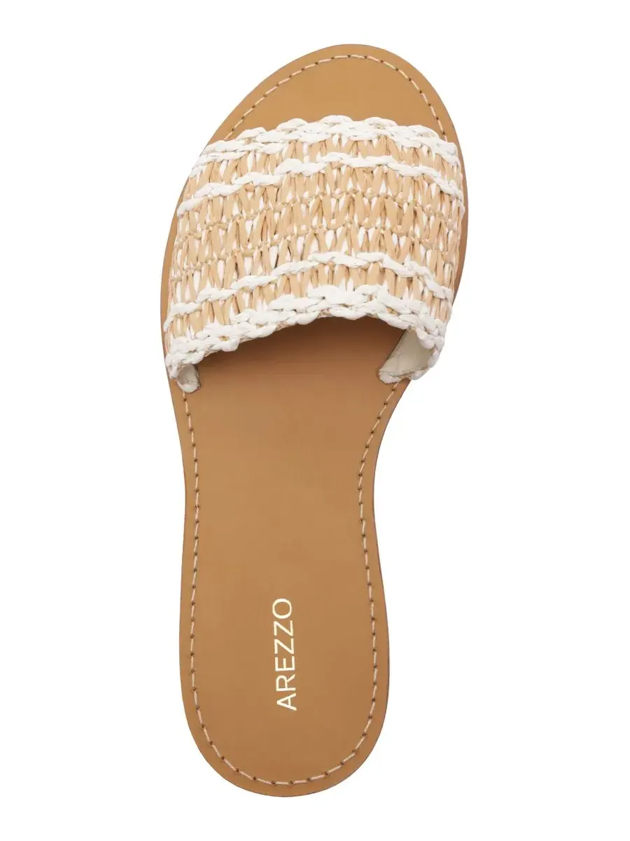 Женские сандалии Liz Flat Arezzo — изображение 4 из 7, натуральный коричневый