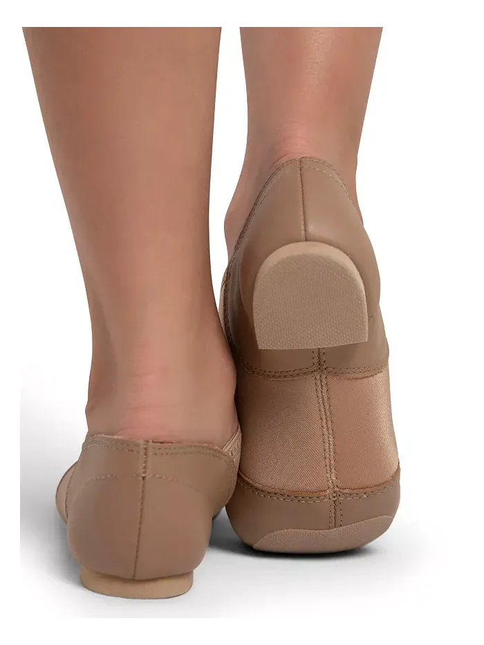 Детские джазовые слипоны E-Series для девочек Capezio — изображение 2 из 5, коричневый
