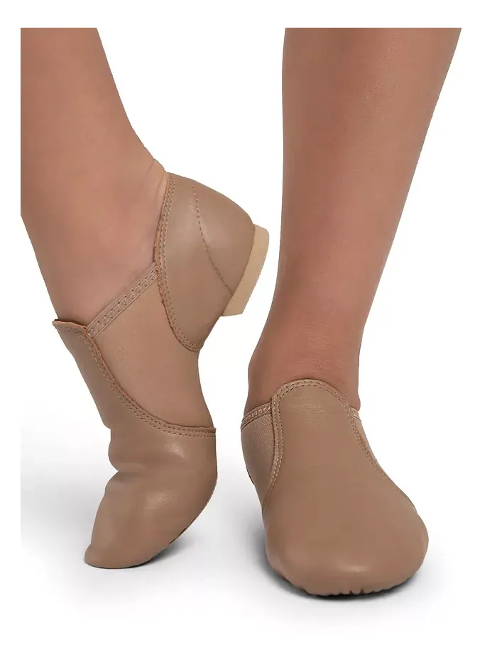 Детские джазовые слипоны E-Series для девочек Capezio — изображение 5 из 5, коричневый