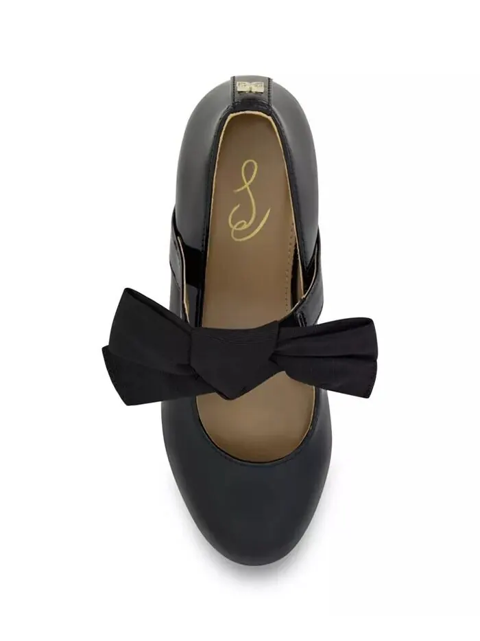 Туфли Bianca на каблуке Teddy для маленьких и больших девочек Sam Edelman — изображение 5 из 7, золото