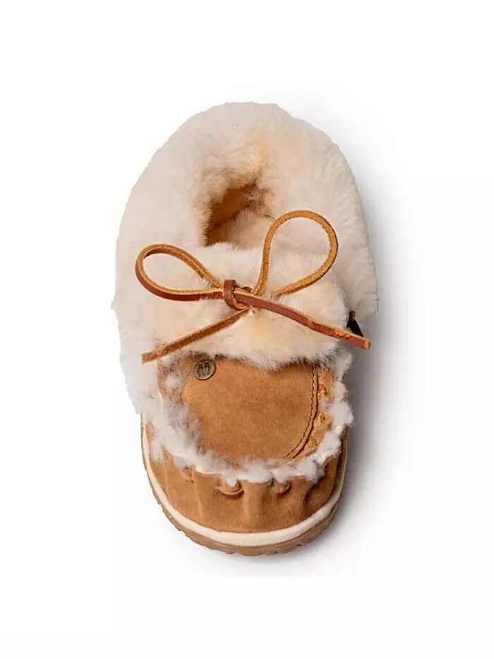 Женские тапочки из овчины Ultimate Minnetonka — изображение 3 из 3, бежевый