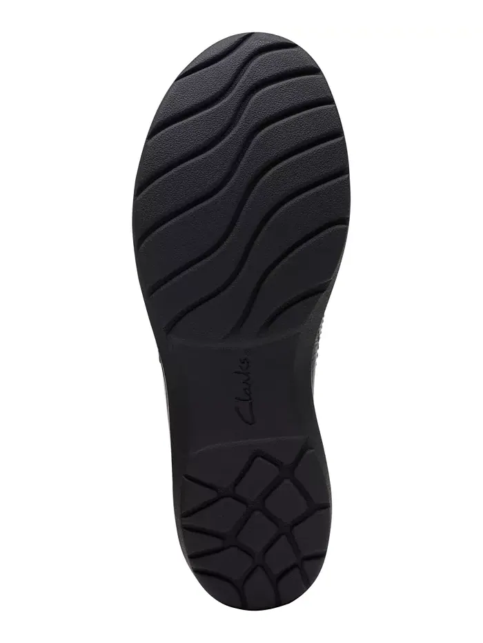 Туфли женские Clarks Carleigh Ray, с круглым носком и боковой молнией — изображение 5 из 5, черный