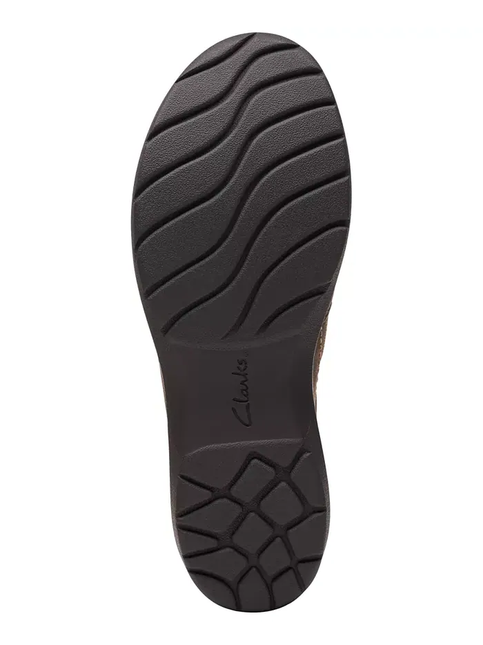 Туфли женские Clarks Carleigh Ray, с круглым носком и боковой молнией — изображение 5 из 5, тауп