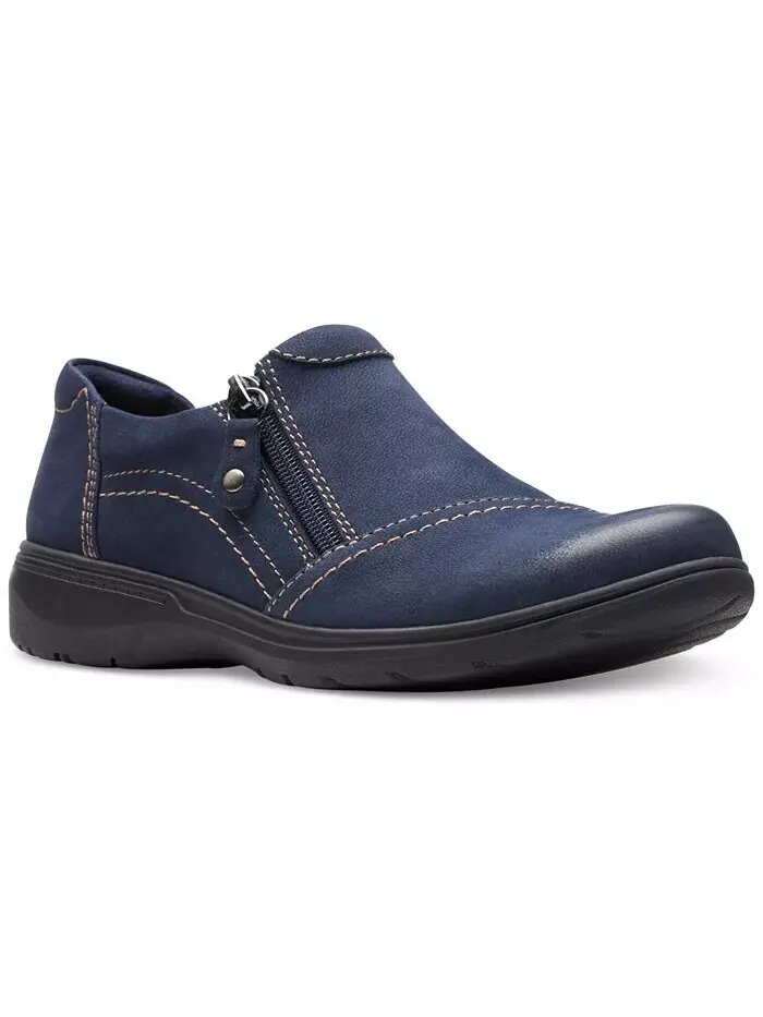 Туфли женские Clarks Carleigh Ray, с закругленным носком и боковой молнией