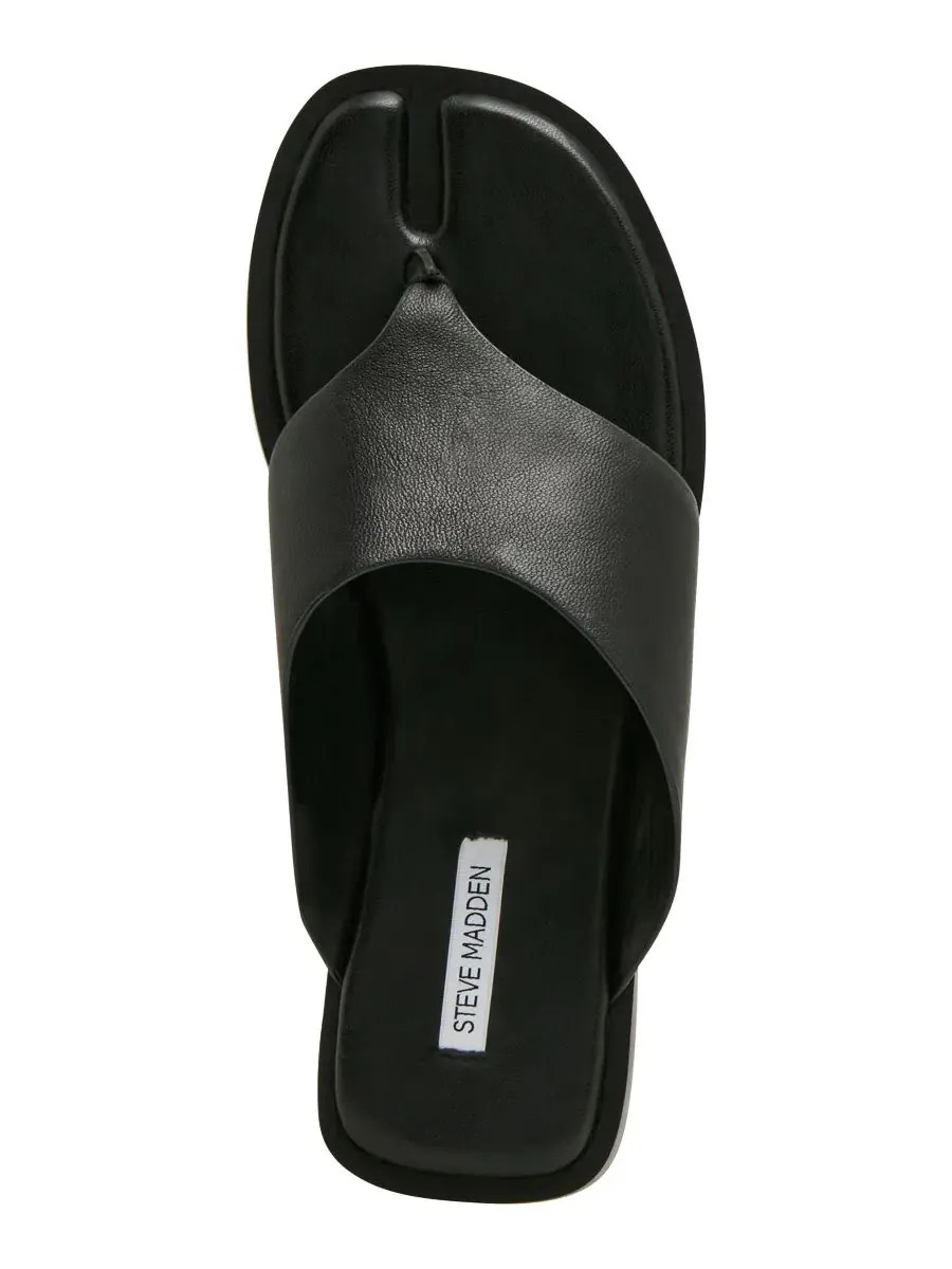 Женские сандалии Illia с раздельным носком и плоским верхом Steve Madden — изображение 4 из 6, черный
