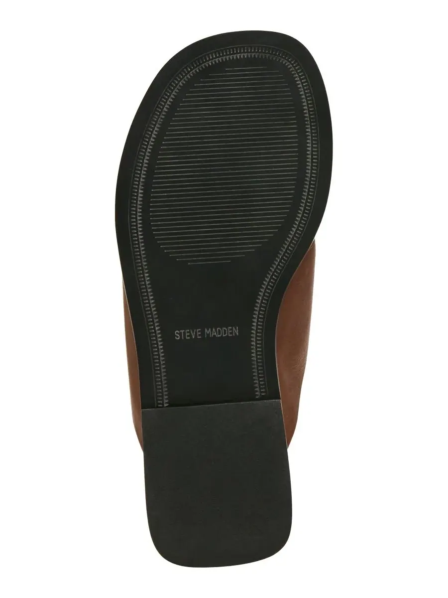 Женские сандалии Illia с раздельным носком и плоским верхом Steve Madden — изображение 5 из 6, коньячный