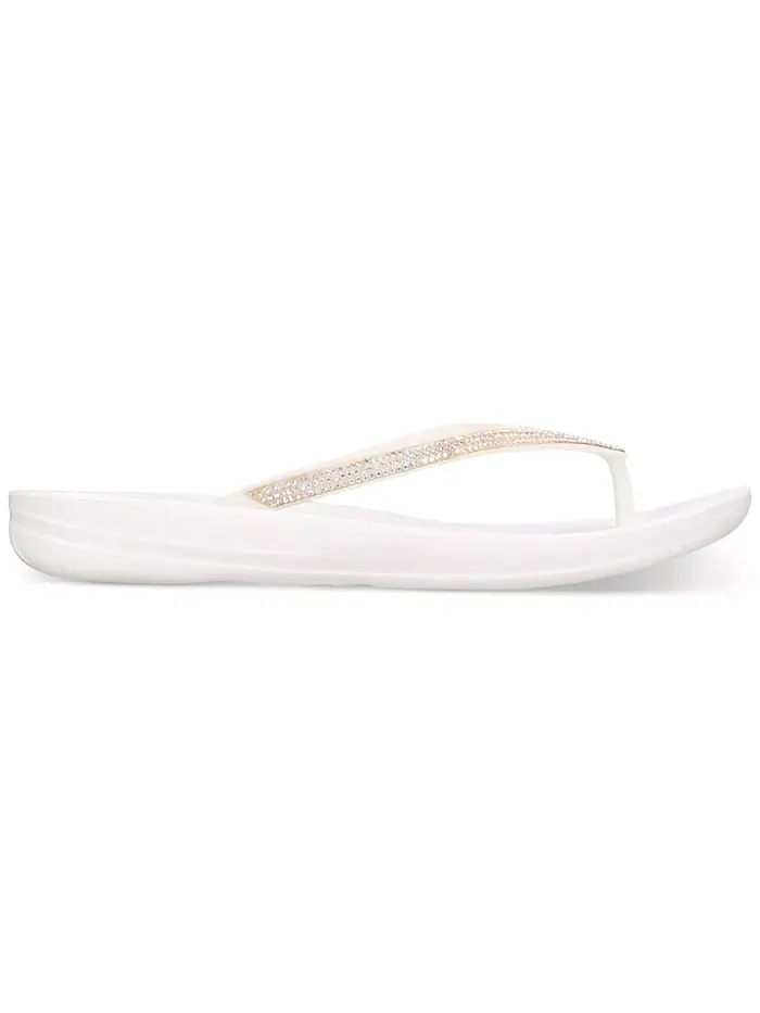 Женские босоножки-вьетнамки Iqushion Sparkle FitFlop — изображение 2 из 10, белый