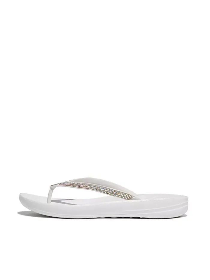 Женские босоножки-вьетнамки Iqushion Sparkle FitFlop — изображение 4 из 10, белый