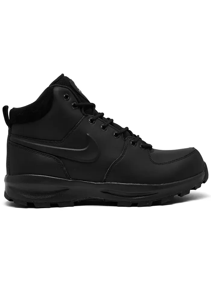 Мужские кожаные ботинки Manoa от Finish Line Nike — изображение 2 из 6, черный