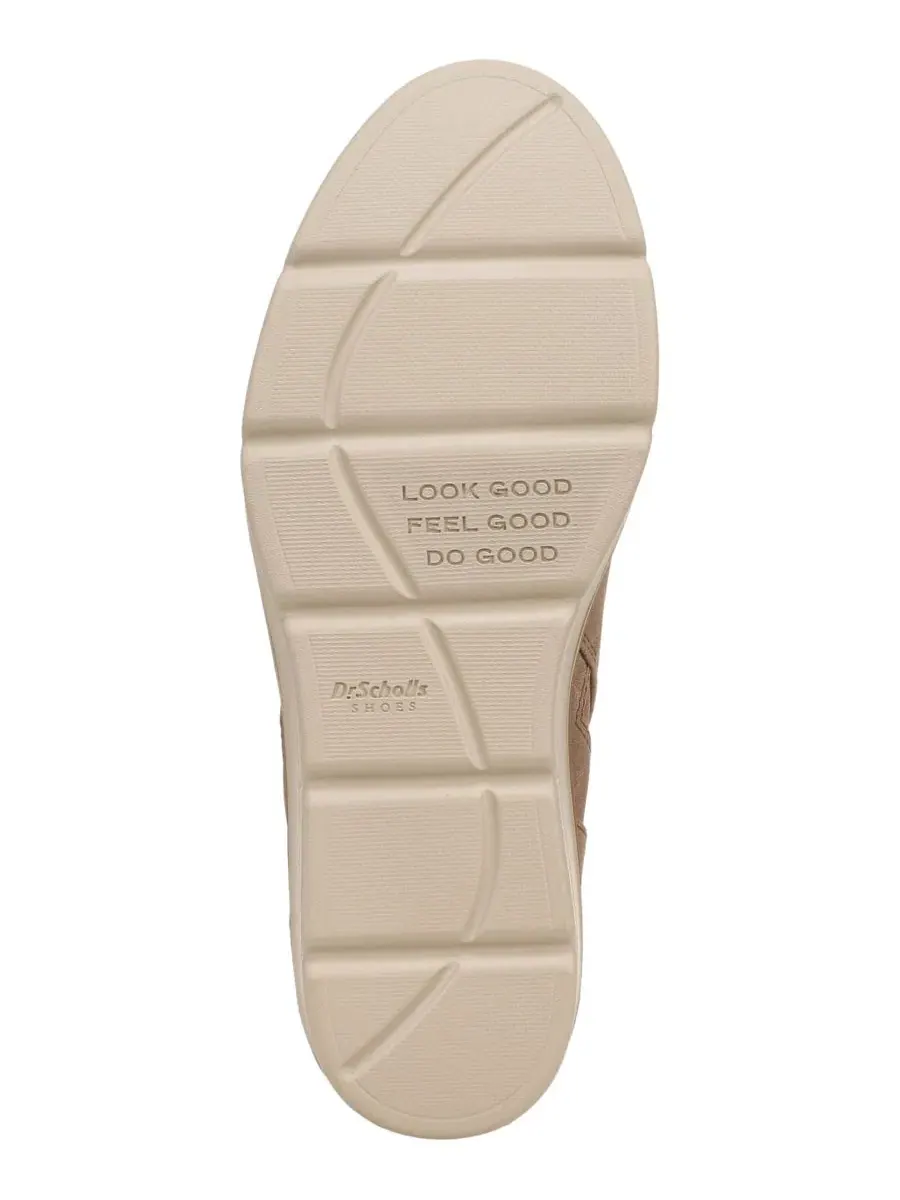 Ботинки-ботильоны с клином Lizzie Cloud Zip Dr. Scholl's, Dark Taupe Faux Leather — изображение 5 из 5