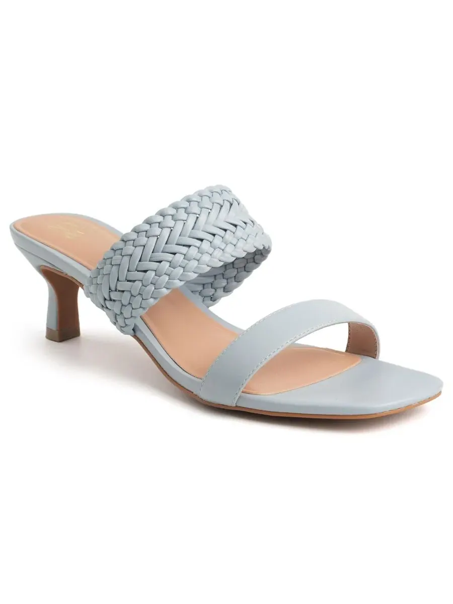 Женские босоножки на каблуке-рюмочке Gretchen Kitten Heels New York & Company — изображение 1 из 7, синий