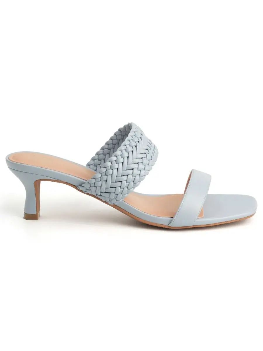 Женские босоножки на каблуке-рюмочке Gretchen Kitten Heels New York & Company — изображение 2 из 7, синий