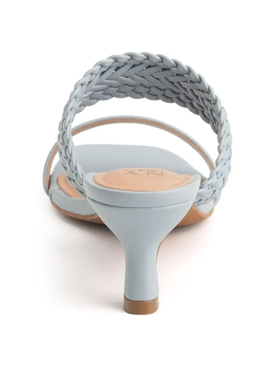 Женские босоножки на каблуке-рюмочке Gretchen Kitten Heels New York & Company — изображение 5 из 7, синий