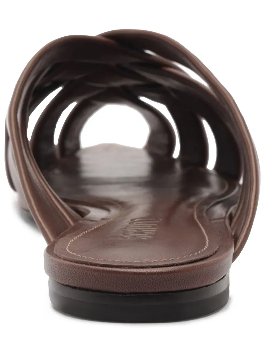Мюли-сандалии Pietra Flat Mules Schutz — изображение 3 из 5, коричневый