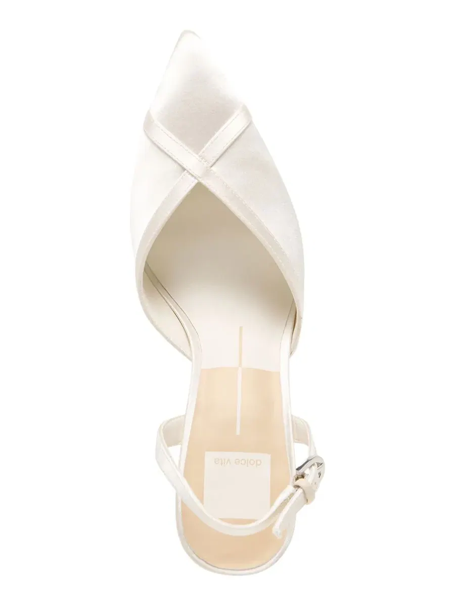 Туфли с острым носком Elaya Pointed Toe Pumps Dolce Vita — изображение 4 из 6, белый