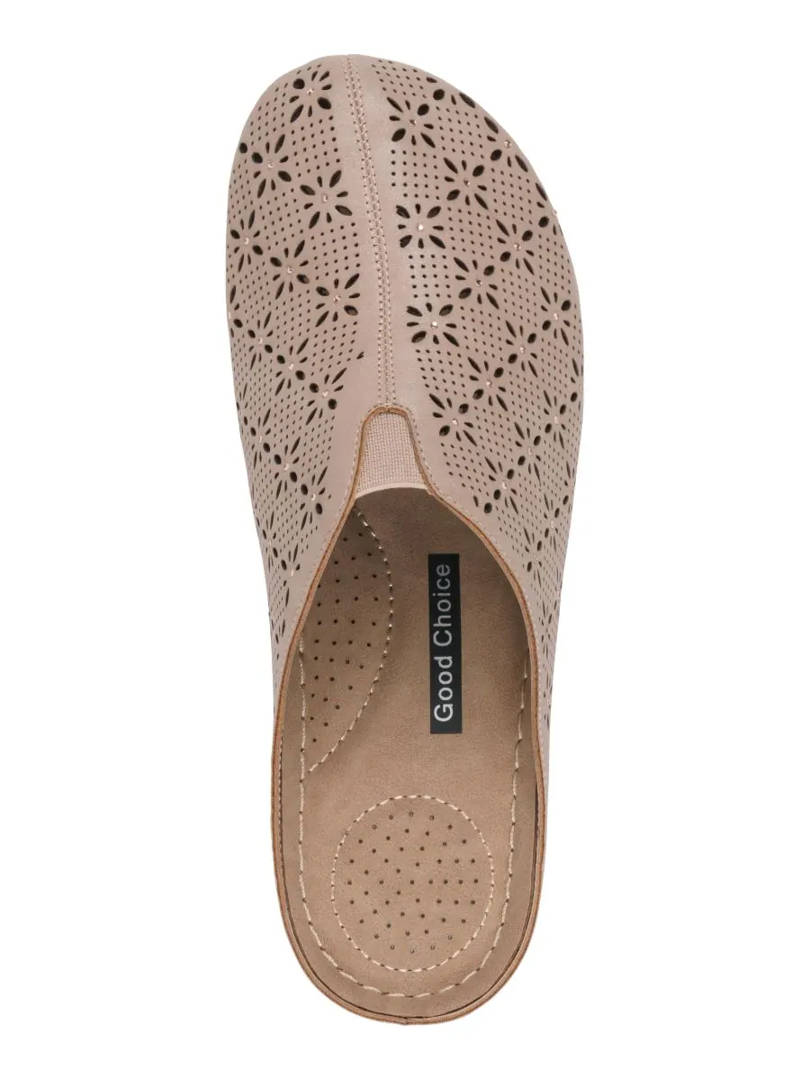 Женские мюли на танкетке Vale GC Shoes — изображение 4 из 5, розовый