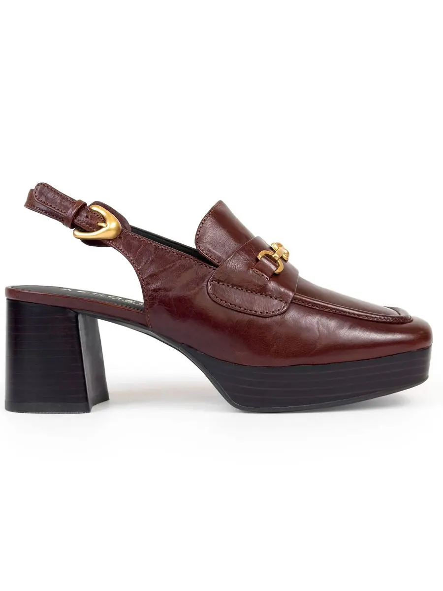Женские туфли-лодочки Sorin с открытой пяткой Aerosoles, Sequoia kid skin leather — изображение 2 из 6