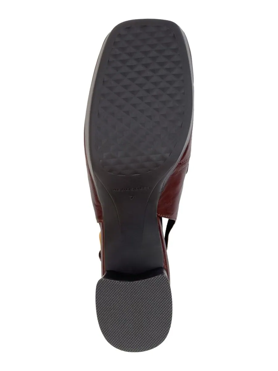 Женские туфли-лодочки Sorin с открытой пяткой Aerosoles, Sequoia kid skin leather — изображение 5 из 6