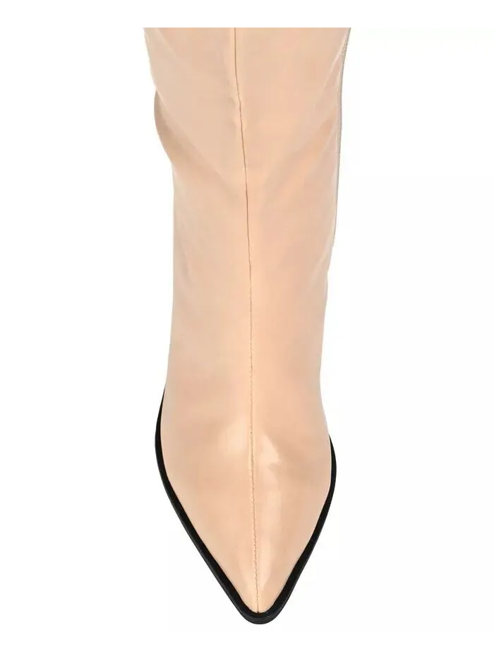 Женские сапоги Daria Extra Wide Calf Western Journee Collection — изображение 7 из 9, кость