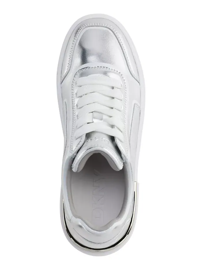 Женские слипоны Baylor DKNY — изображение 4 из 5, серебристый белый