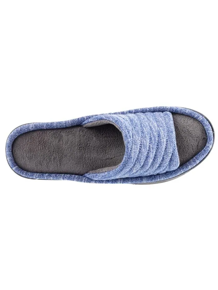 Женские шлепанцы Isotoner Space Knit Andrea, только онлайн Isotoner Signature — изображение 4 из 5, серебристый