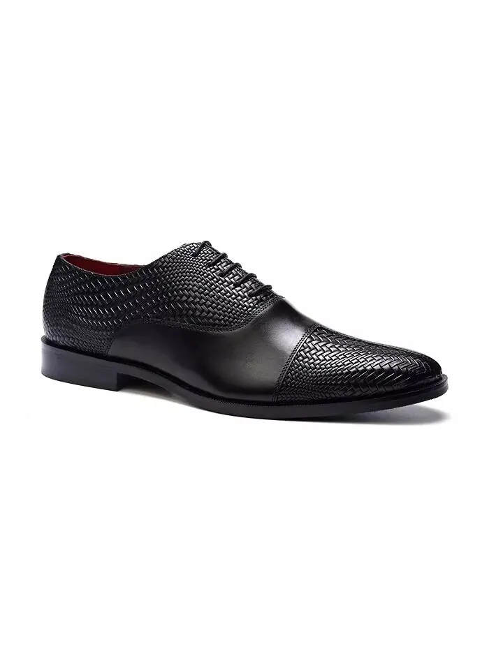 Мужские туфли-оксфорды Arlo Cap Toe Carlos by Carlos Santana — изображение 1 из 5, черный