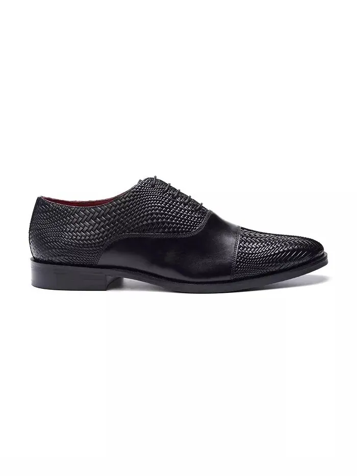 Мужские туфли-оксфорды Arlo Cap Toe Carlos by Carlos Santana — изображение 2 из 5, черный