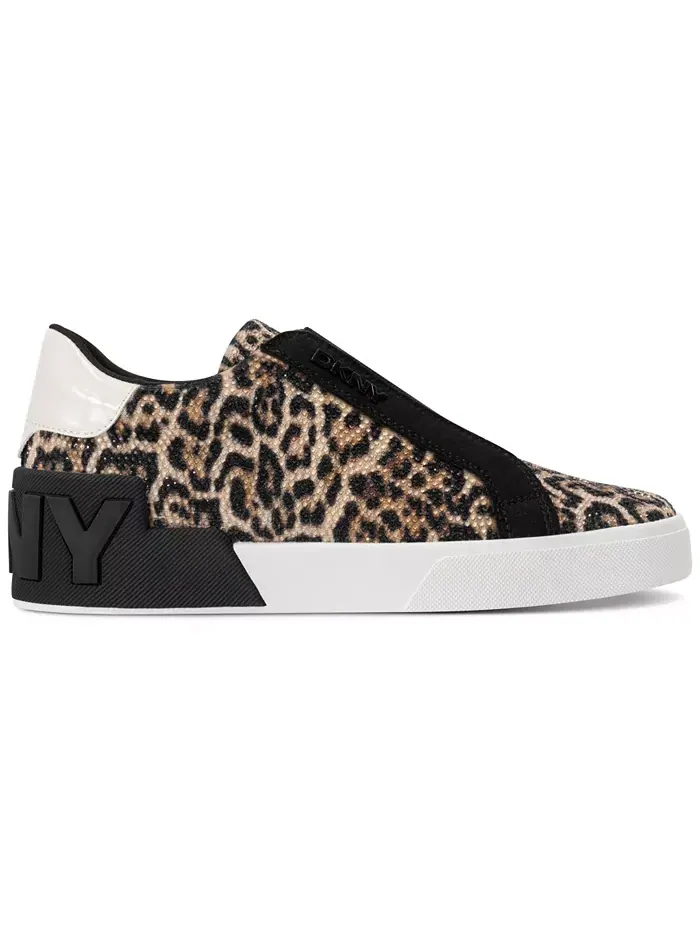 Женские кроссовки Mindi Slip On DKNY — изображение 2 из 5, натуральный/черный