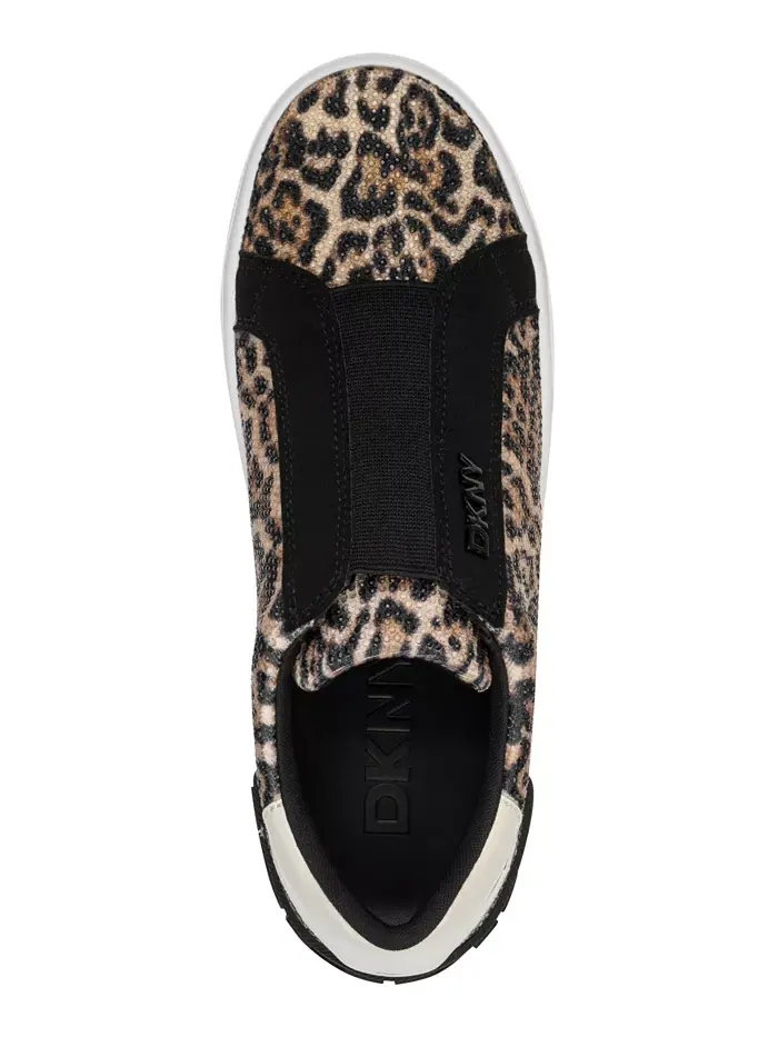 Женские кроссовки Mindi Slip On DKNY — изображение 4 из 5, натуральный/черный