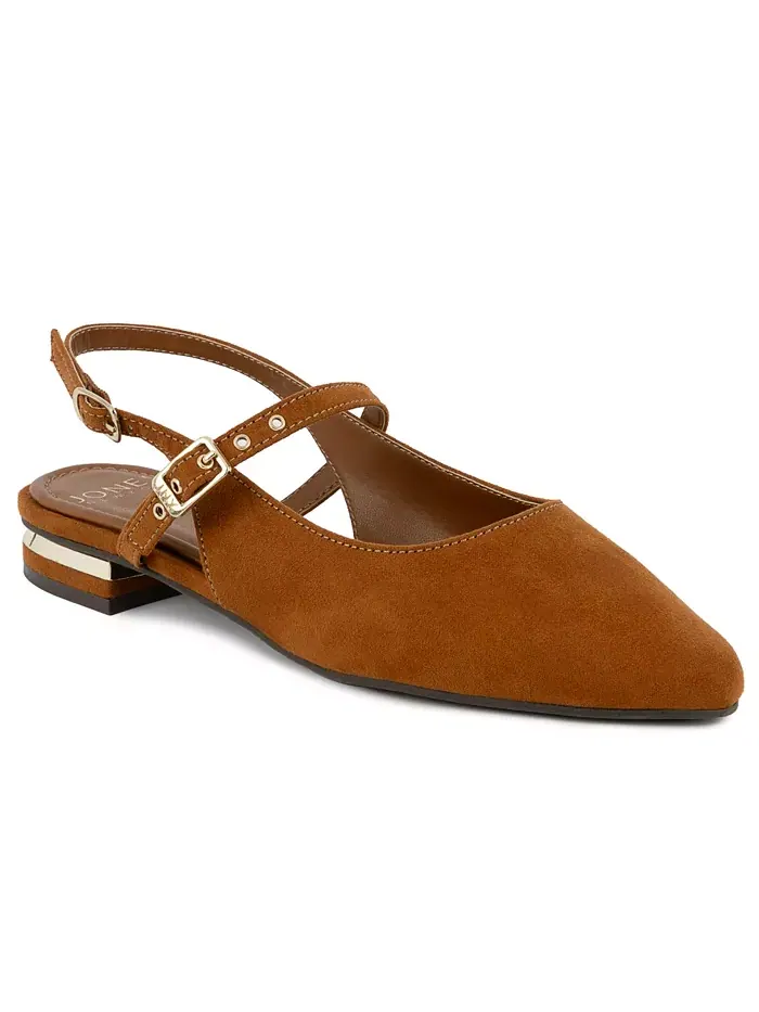 Женские балетки Quinema Slingback Mary Jane Jones New York — изображение 1 из 5, бежевый/бежевый