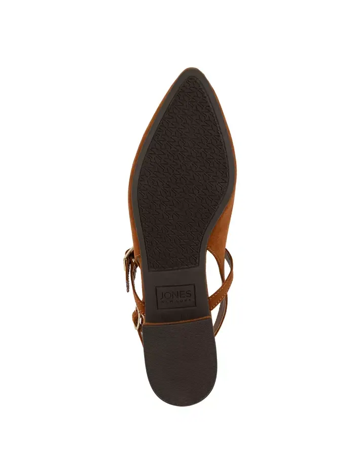 Женские балетки Quinema Slingback Mary Jane Jones New York — изображение 5 из 5, бежевый/бежевый