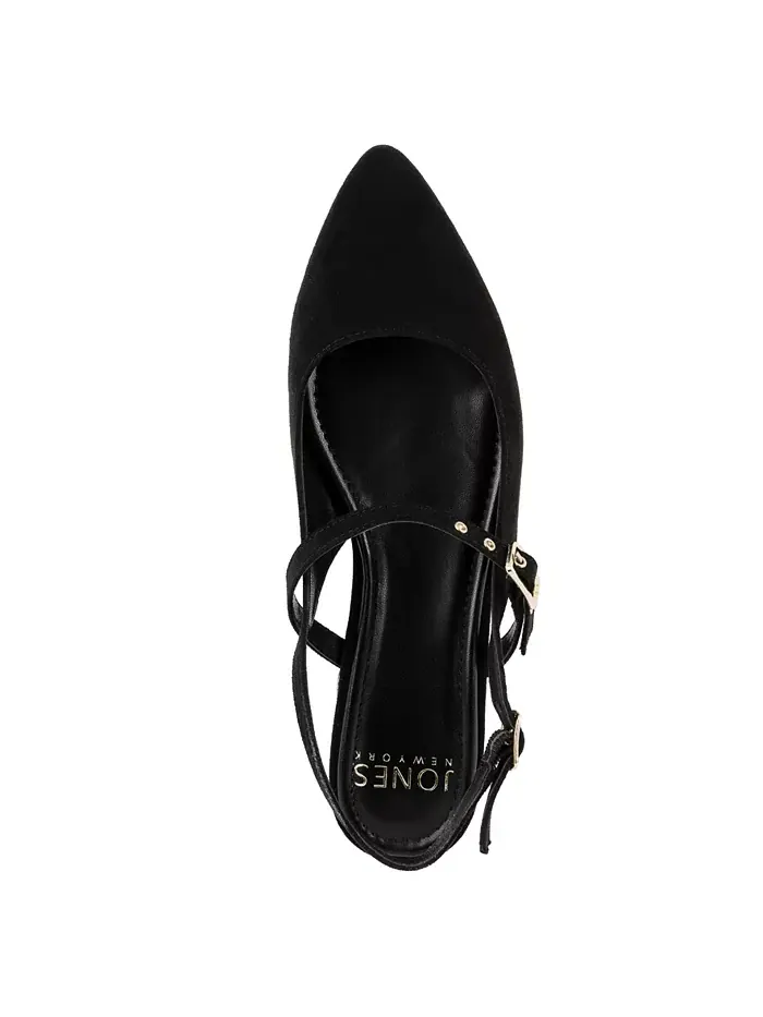 Женские балетки Quinema Slingback Mary Jane Jones New York — изображение 4 из 5, черный