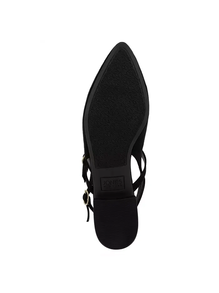 Женские балетки Quinema Slingback Mary Jane Jones New York — изображение 5 из 5, черный